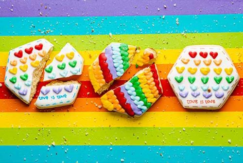 Postres y detalles de color para festejar el orgullo LGBT+