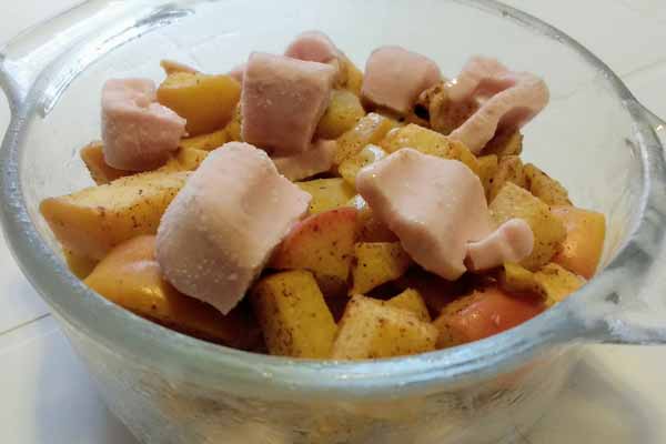 Helados La Lechera enseña a preparar un Healthy Streusel de Manzana 1 Helados La Lechera enseña a preparar un Healthy Streusel de Manzana