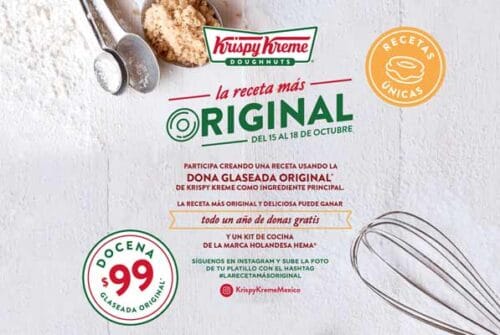 Krispy Kreme invita a preparar La Receta Más Original