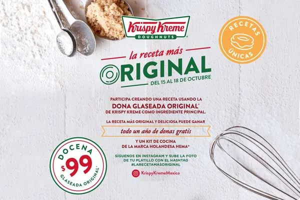 Krispy Kreme invita a preparar La Receta Más Original