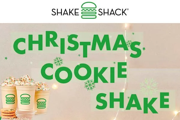 Shake Shack festeja la Navidad con la Christmas Cookie Shake