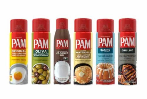PAM, el aceite en cantidad exacta y con el sabor adecuado