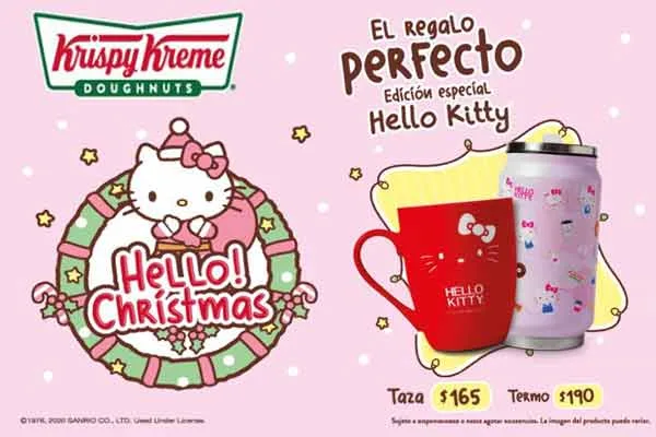 Hello! Christmas de Krispy Kreme le da sabor a la Navidad