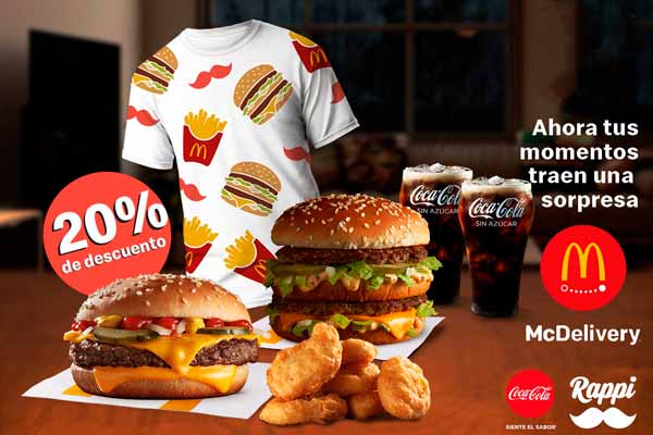 Momentos McDelivery, la promoción de McDonald's y Rappi 1 Momentos McDelivery, la promoción de McDonald’s y Rappi