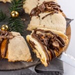 Rosca de Reyes chocolate