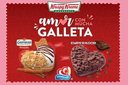 El amor llega a Krispy Kreme con mucha galleta