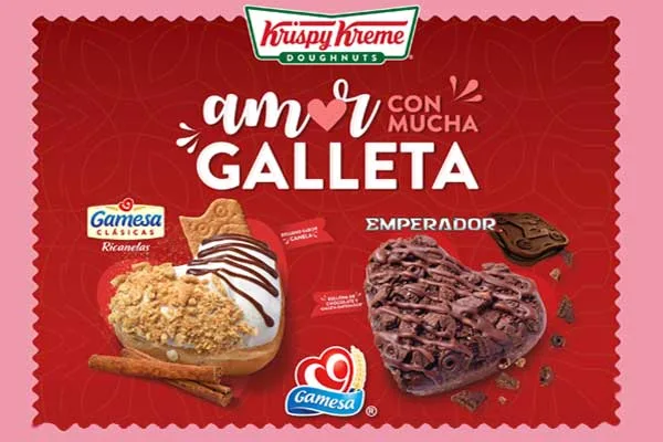 El amor llega a Krispy Kreme con mucha galleta