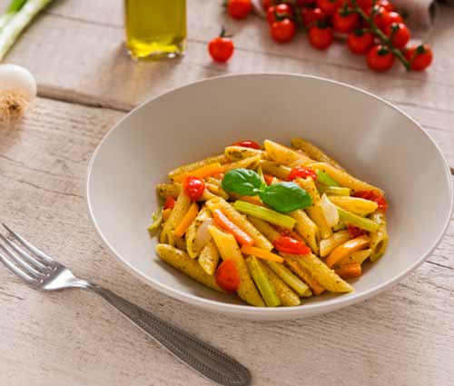 Ensalada Penne Pesto