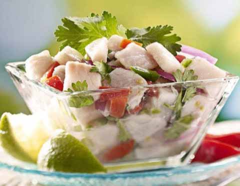 ceviche en Canasta Rosa