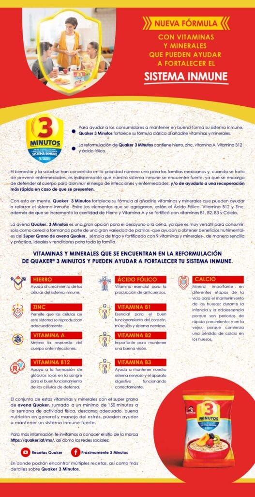 Quaker 3 Minutos Avena