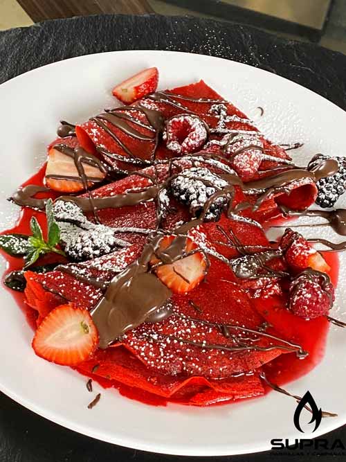 receta para crepas red velvet