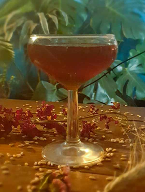 Cóctel Free Spirit con jerez