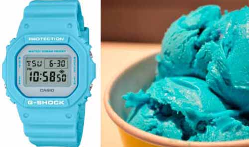 G-shock helado de chicle