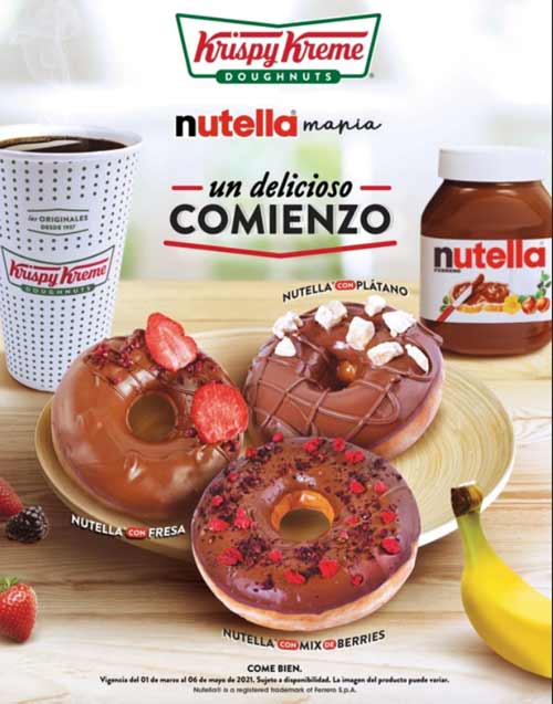 Promoción Nutella Manía de Krispy Kreme