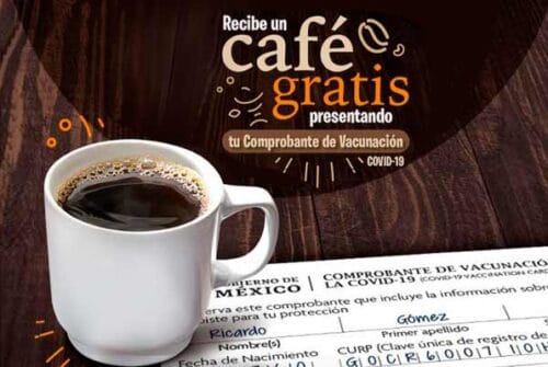 Toks regala un café americano con tu vacuna contra Covid-19