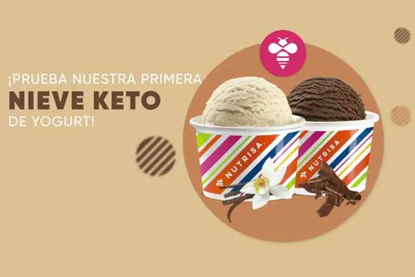 Nutrisa lanza nieve de yogurt keto