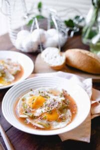 receta huevos ahogados