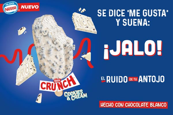 Helados Nestlé presenta su nueva paleta Crunch Cookies & Cream