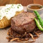 Tártara de Filete con gulas