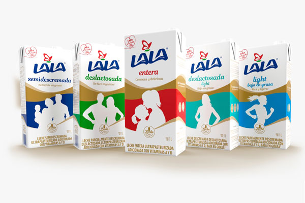 Conoce la nueva imagen del portafolio de leche Lala 1 Conoce la nueva imagen del portafolio de leche Lala