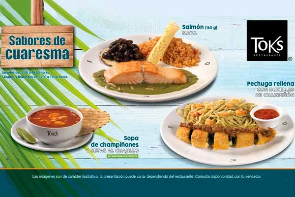 Toks lanza Sabores de Cuaresma para sus clientes esta temporada