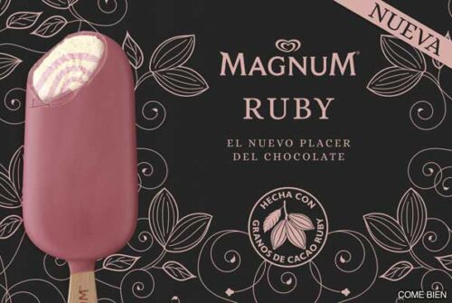 Magnum Ruby, una experiencia de sabor con chocolate de cacao Ruby