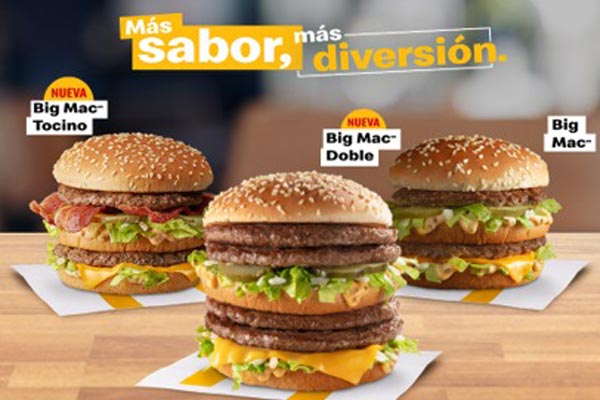 Big Mac Doble y Tocino, las nuevas versiones que ofrece McDonald’s