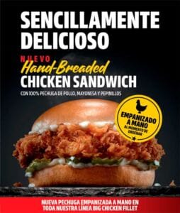 Carl's Jr. Hand-breaded Chiken Sandwich
