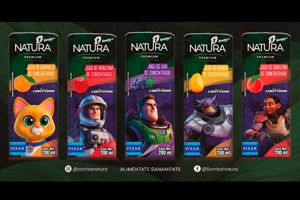 Jugos Natura lanza promoción para ver Lightyear de Disney y Pixar