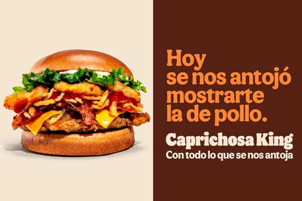 La Caprichosa King llega a Burger King por tiempo limitado 1 La Caprichosa King llega a Burger King por tiempo limitado
