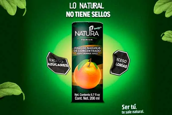 Si te gustan los jugos de frutas, elígelos sin sellos de advertencia