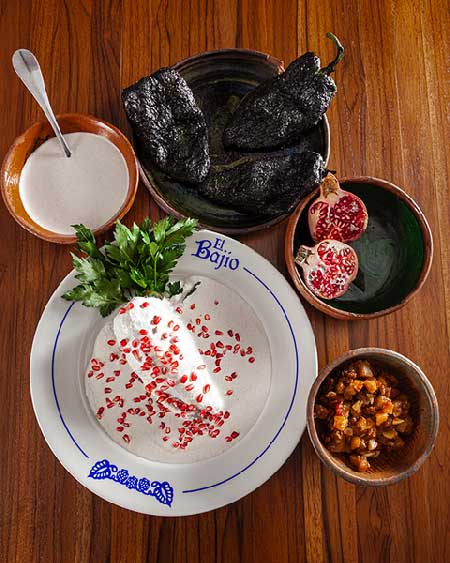 chile en nogada El Bajío