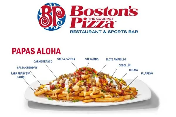 Estos son los jugadores del menú de Boston’s Pizza para el verano