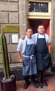 Chefs Ángel Vázquez y Mario Espinosa