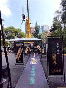 Subway Dinner in the sky