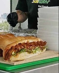 Footlong costillas spicy adobo