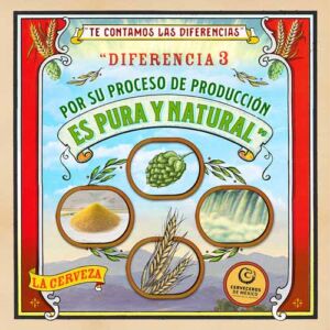 La cerveza pura y natural