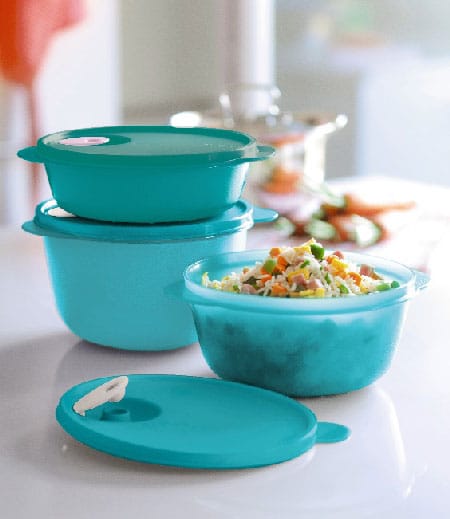 contenedores Tupperware para lunch