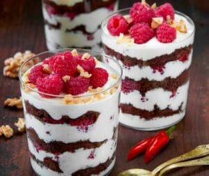 Tiramisu picante con chocolate