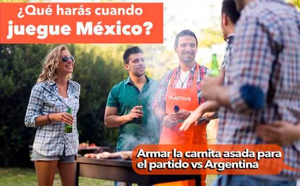 carne asada partido México - Argentina