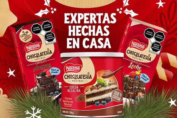 Nestlé Chocolatería-Postres se volverá tu aliada en repostería