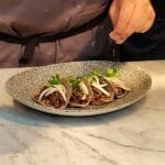 Preparación de comida campirana