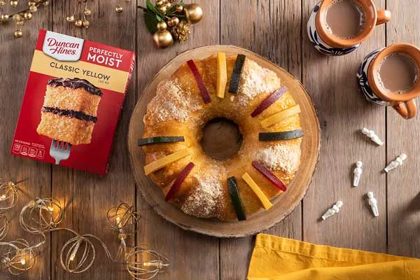 Duncan Hines nos regala su original receta de Rosca de Reyes