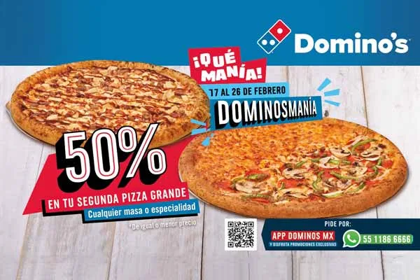 Dominosmanía, la mejor opción de pizzas vuelve a Domino’s