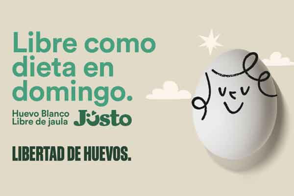 Jüsto lanza marca propia de huevos libres de jaula 1 Jüsto lanza marca propia de huevos libres de jaula