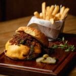 Hamburguesa con queso