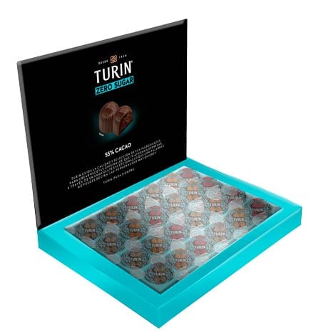 caja de chocolates Masterpieces Turin Zero Azúcar