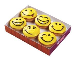 media docena donas Happy Face Dunkin'