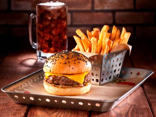 hamburguesa NotCheese Burger Chili's