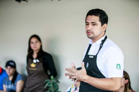 baristas de Starbucks